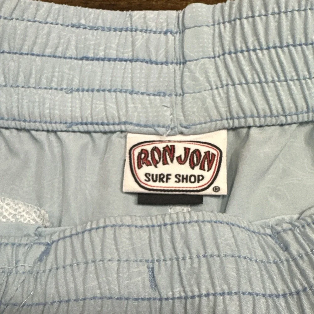 Ron Jon Surf Shop‎ Women's M Board Shorts Elastic Waist Drawstring Swim Bottoms